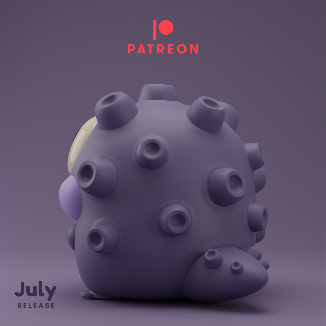 Grumpii 3D Printable Files - July Monsters