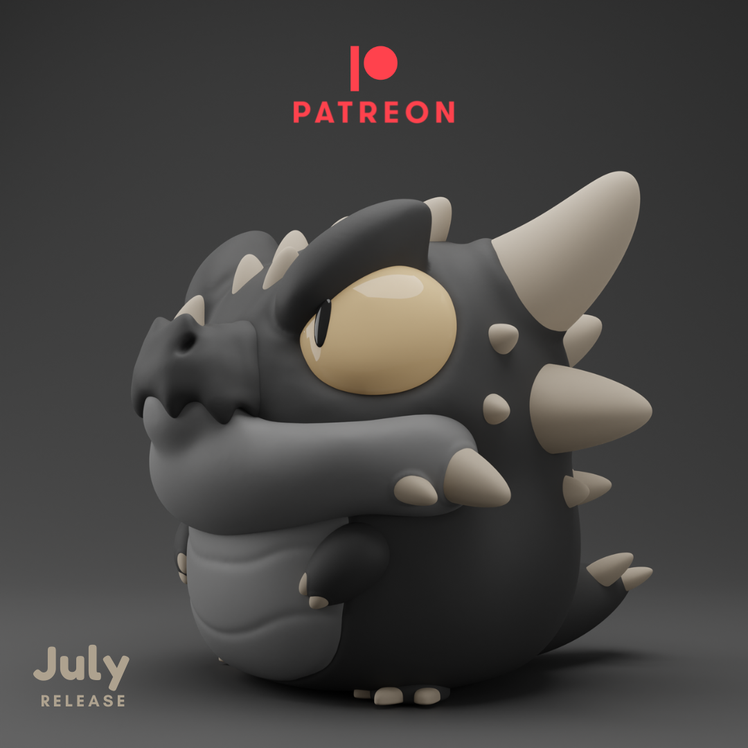 Grumpii 3D Printable Files - July Monsters