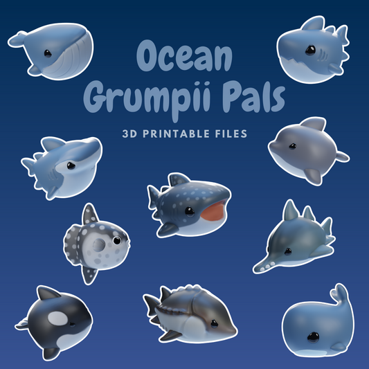 Grumpii 3D Printable Files - Ocean Pals