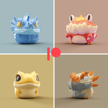 Grumpii 3D Printable Files - August Monsters