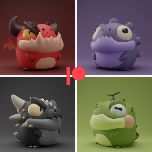 Grumpii 3D Printable Files - July Monsters