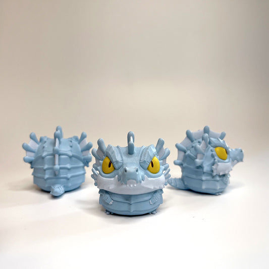 Mini Grumpii Monster - Sea Dragon Art Toy