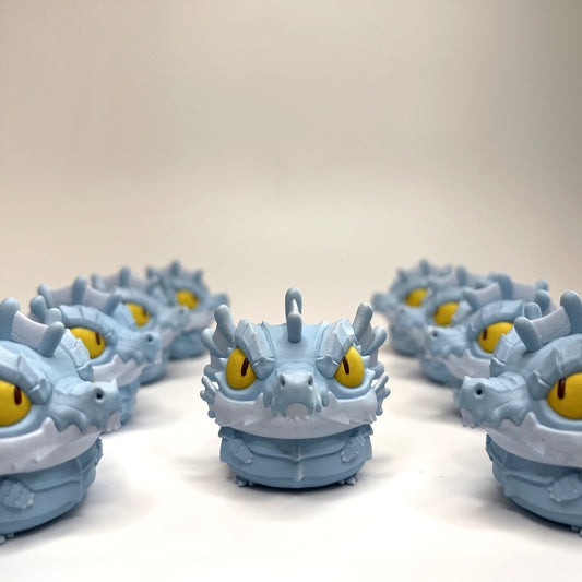 Mini Grumpii Monster - Sea Dragon Art Toy