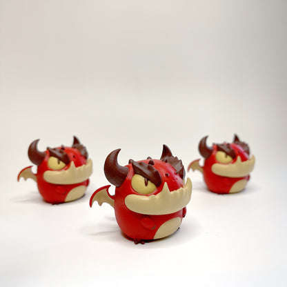 Mini Grumpii Monster - Red Demon Art Toy