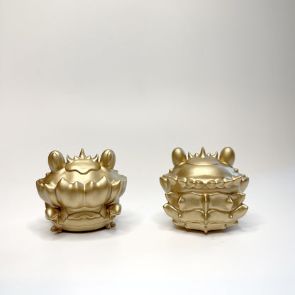 Mini Grumpii Monster - Golden Crabii Art Toy