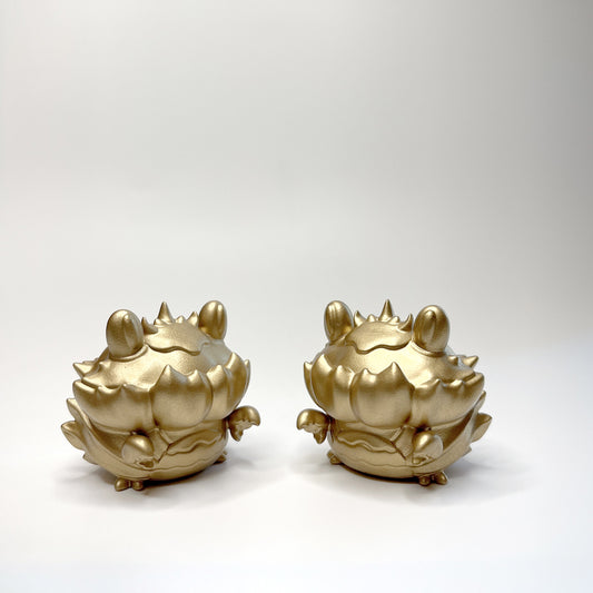 Mini Grumpii Monster - Golden Crabii Art Toy